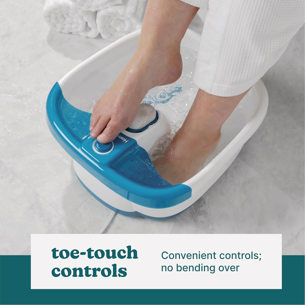 Bubble Mate Foot Spa: Toe Touch Controlled Relaxation with Invigorating Bubbles