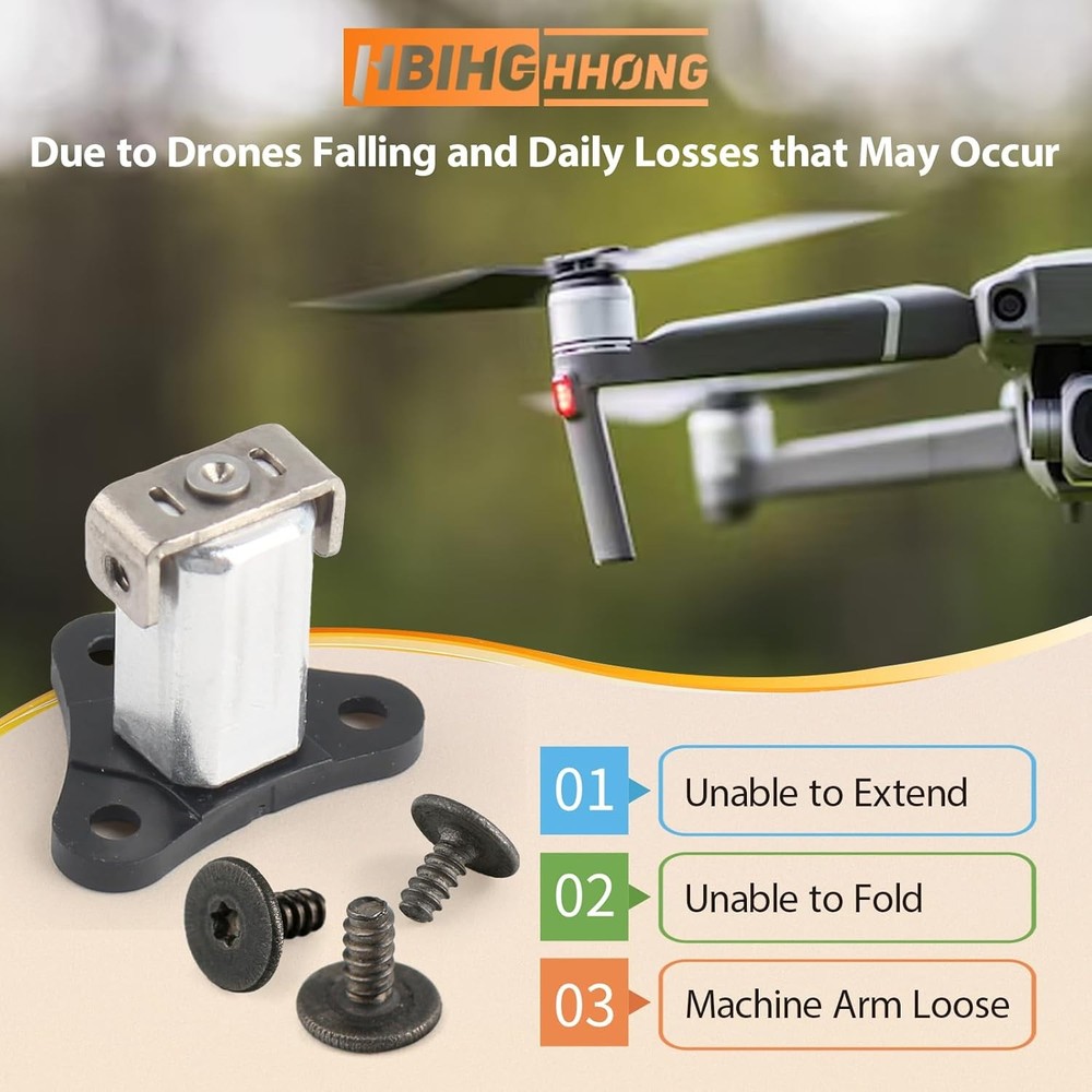 Front Arm Axis Replacement for DJI Mini 4 Pro/Mini 3 Shaft Screws...