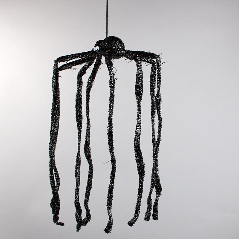 Giant 20" Decorative Hanging Halloween Glitzy Spider