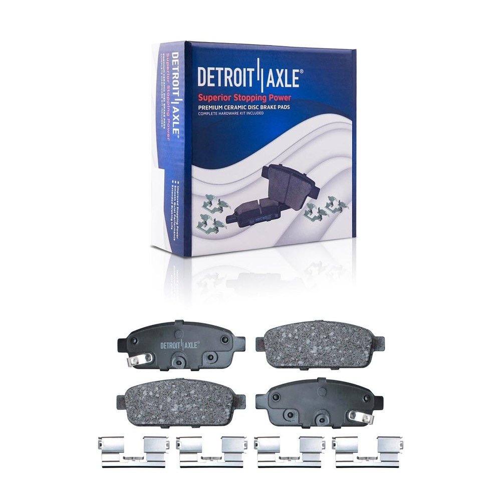 8pc Front Rear Brake Rotors Ceramic Brake Pads Kit for 2013 - 2017 Encore Trax