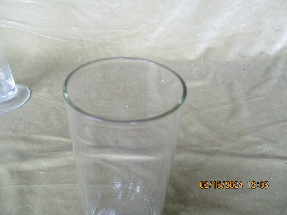 -1950s HYDROMETER JAR, UNSIGNED