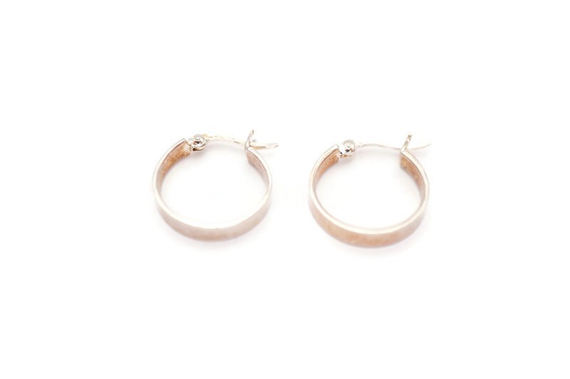 Sterling Silver 925 Hoop Earrings P3