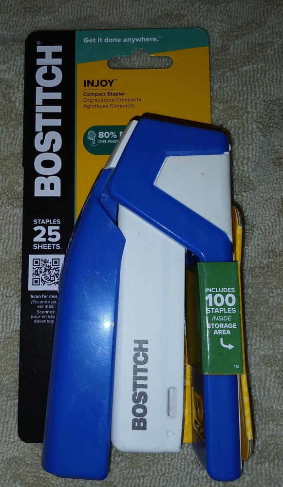 New Bostitch Compact Stapler 25-sheet Capacity 1558