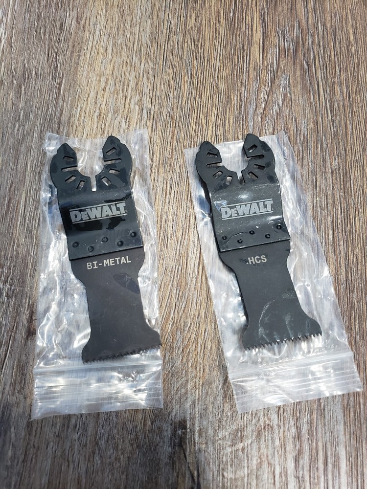 New Genuine Part 2x Blades For DeWalt DCS354/DCS355 Oscillating Multi Tool