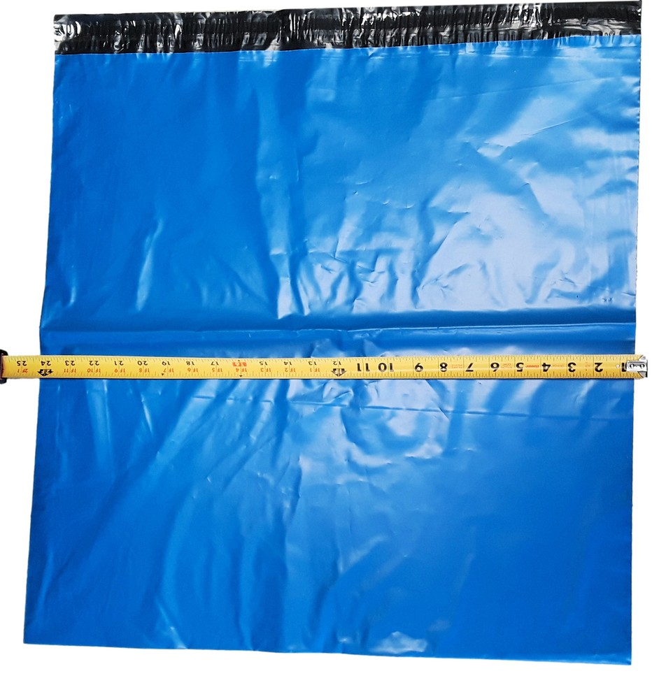 25 24x24 Blue Poly Mailer Plastic Shipping Bag Envelopes Polybags Polymailer