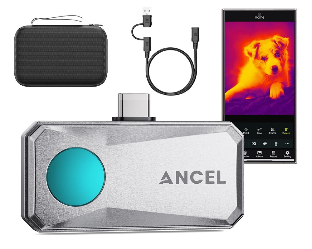 ANCEL IR101 PLUS Compact Night Thermal Imaging Camera for USB-C Android Devices