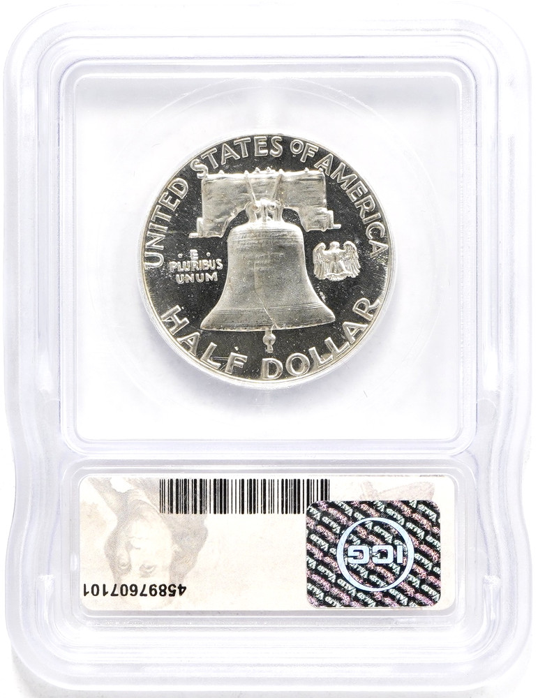 1962 Franklin Silver Half Dollar ICG PF67
