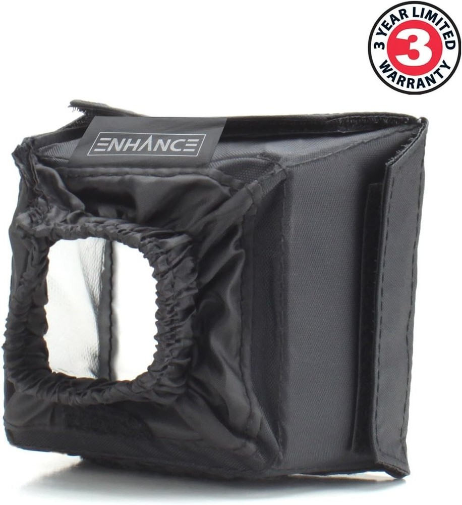 Even-Light Diffuser Softbox for Speedlite Flashes - Compact & Functional Design