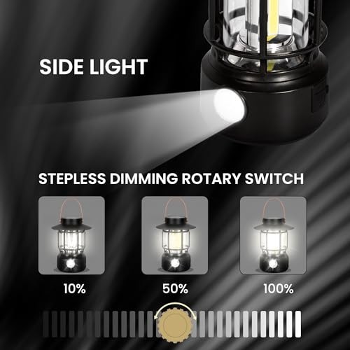 Led Camping Lantern Pack, 1000LM, Solar Lantern Rechargeable Camping Lights 2