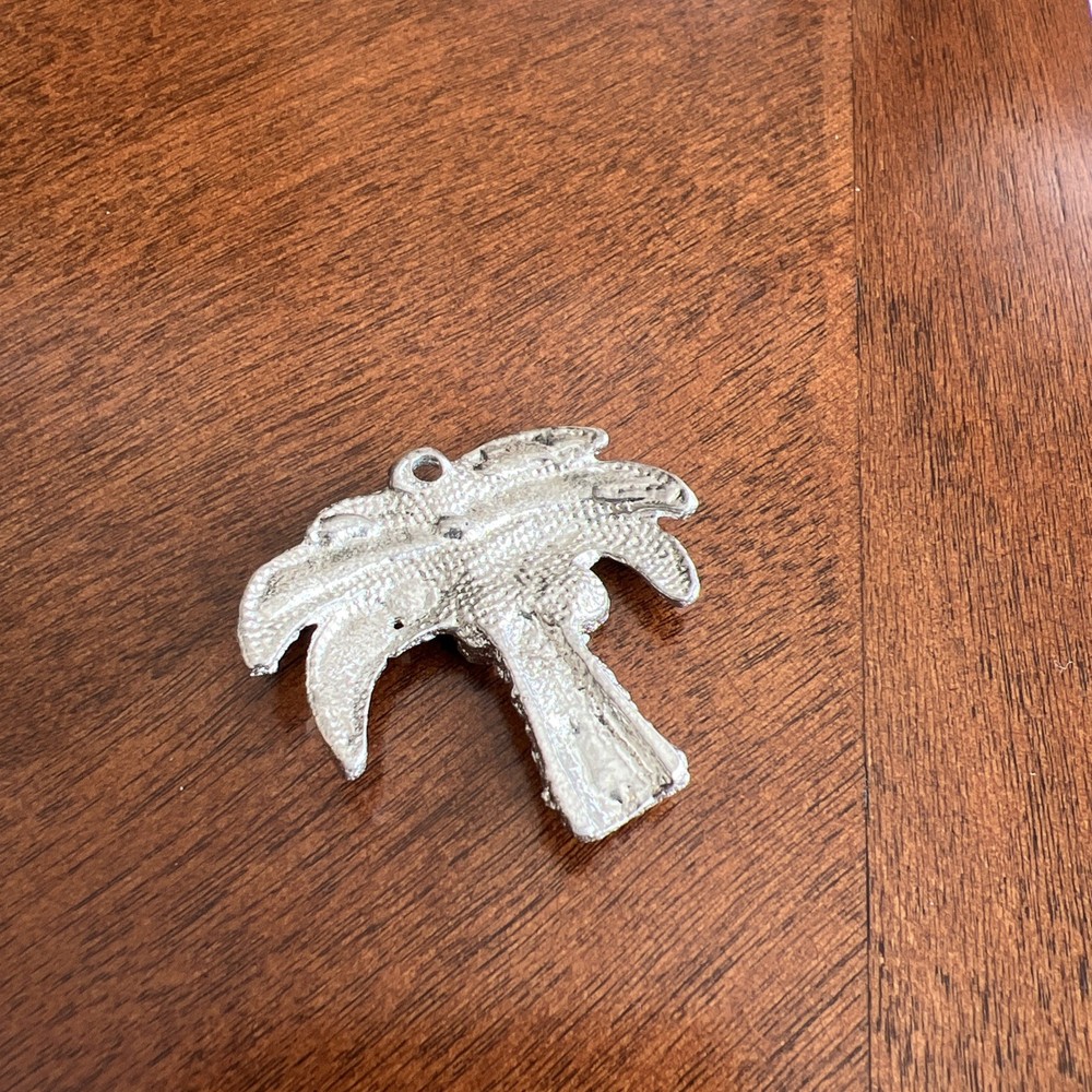 .52 Troy oz Poured Silver Palm Tree 99.9% Silver