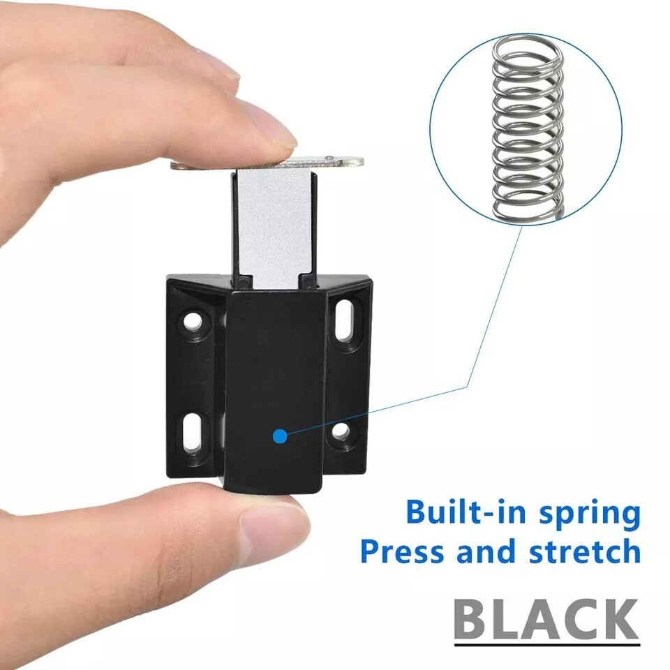 10 Pack Magnetic Push Latch Catch Push to Open Latch Pressure Touch Release C...