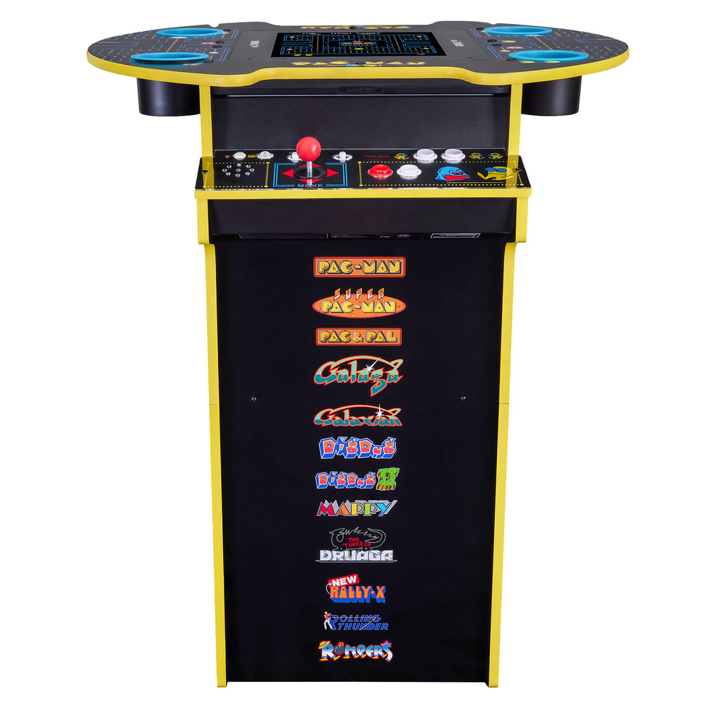 Arcade1Up Pac-Man Pub Table Arcade Machine 12 Games Light Up Control Deck