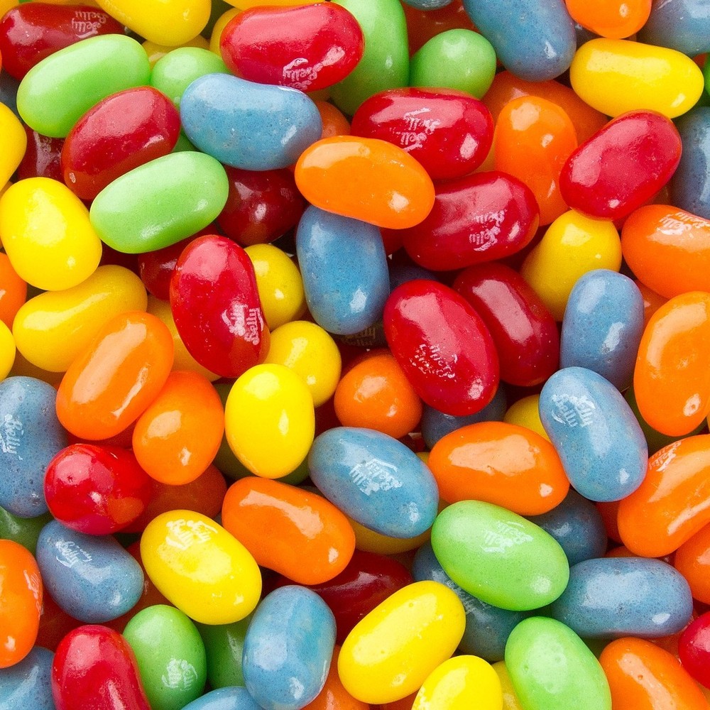 Assorted Sour Jelly Belly Beans 1 Pound Candies Bulk Candy