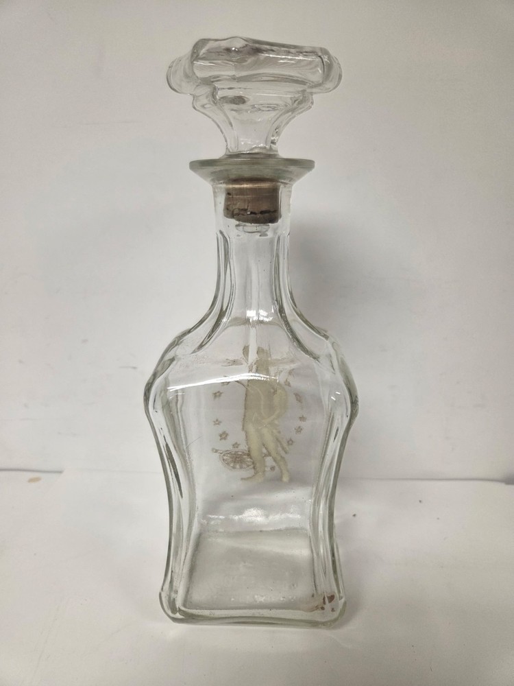 Empty Fitzgerald Whiskey Decanter Minuteman Soldier