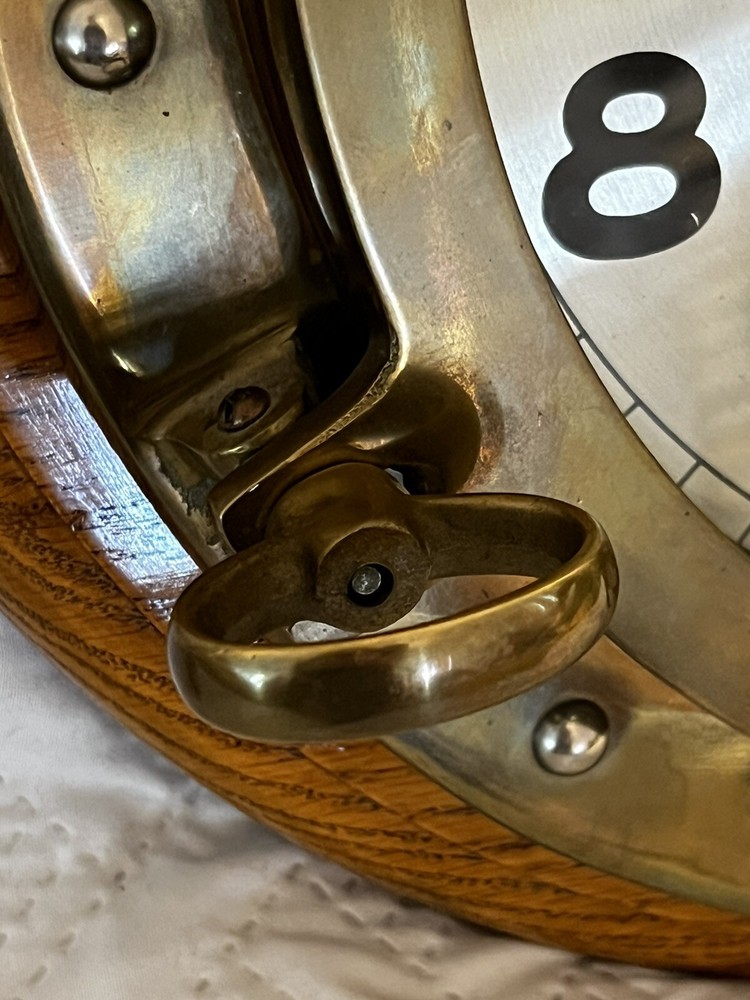 Ships Time Ship Clock Brass