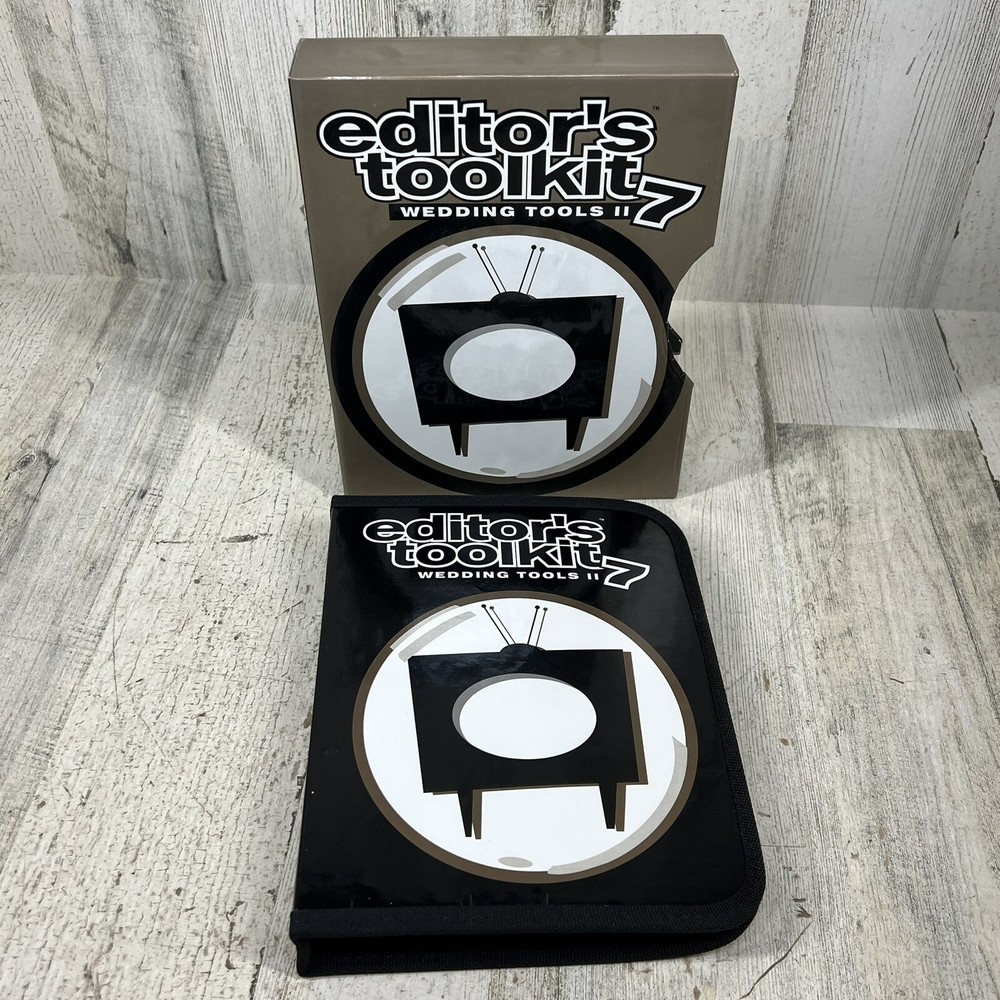 Digital Juice Editor’s Toolkit 3 & 7 Wedding Tools 1 & 2 - Box Sets DVDS