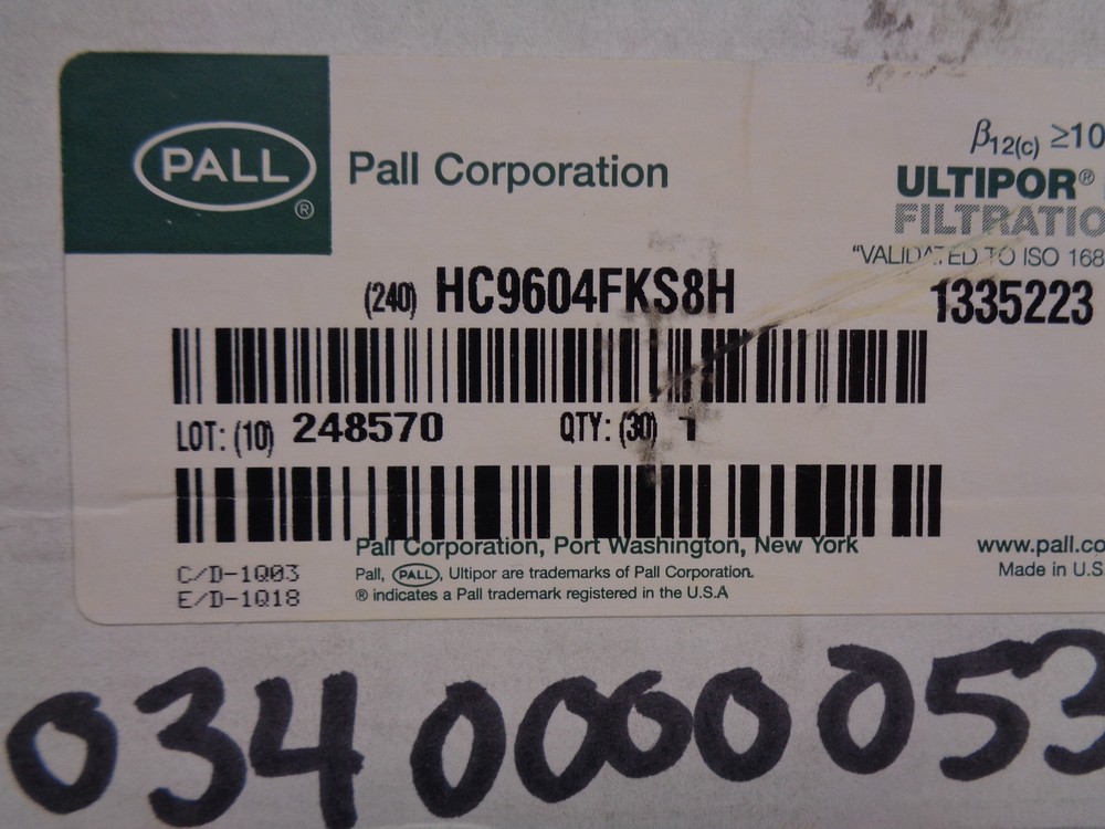 PALL HC9604FKS8H FILTER NSMP
