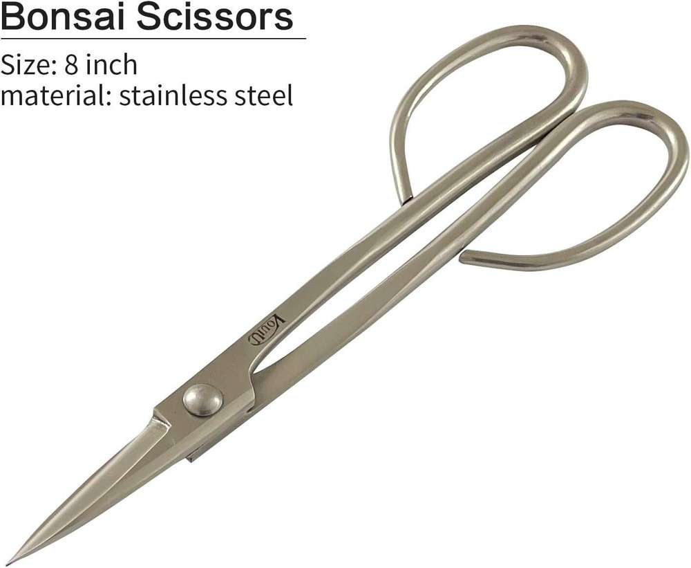 6 Piece Bonsai Tool Set, Knob Shears, Trunk Splitter, Concave Shears,Wire Shears