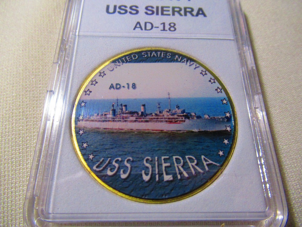 US NAVY - USS Sierra (AD-18) Challenge Coin
