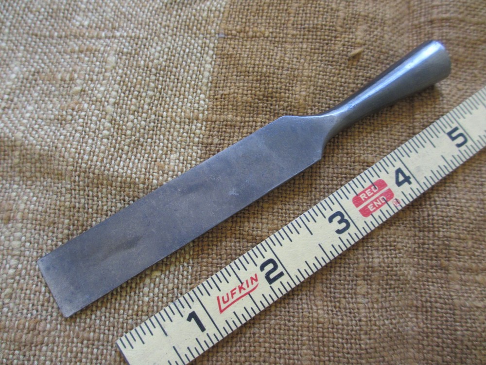 Vintage Unmarked 3/4” Beveled Edge Socket Chisel Tool Stamped Made in USA
