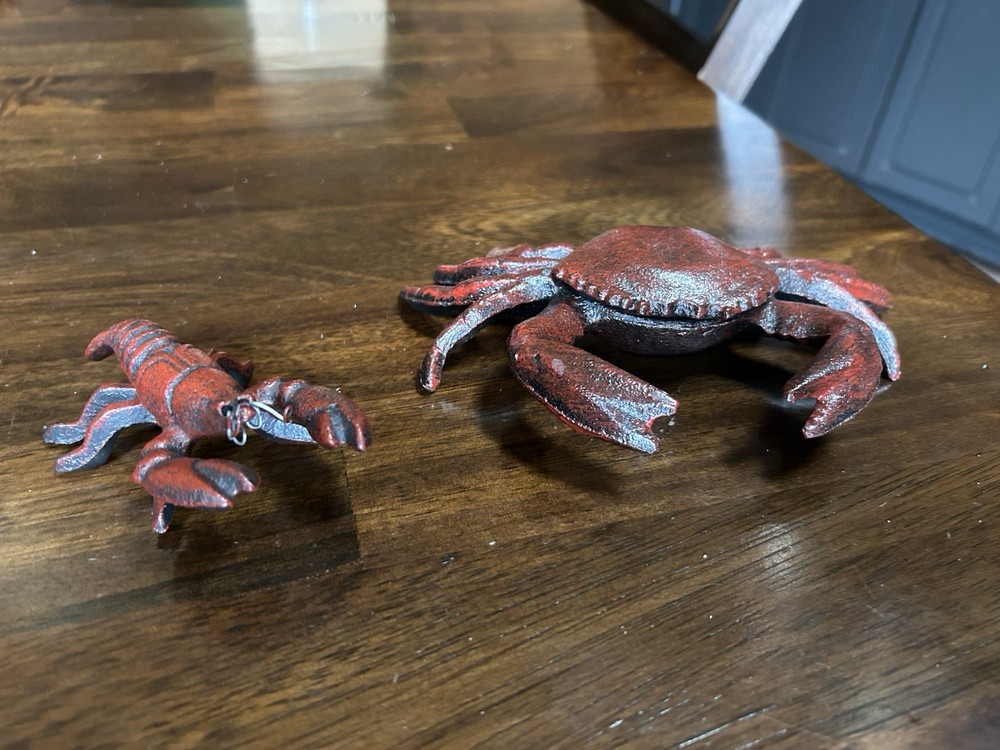 Cast Iron Lobster And Crab
