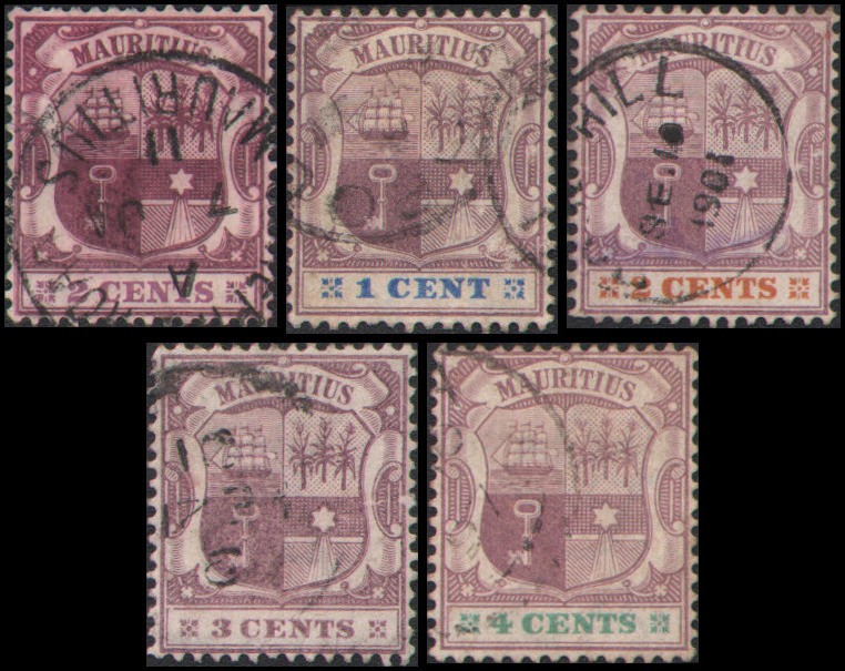 Mauritius #91//97 Used