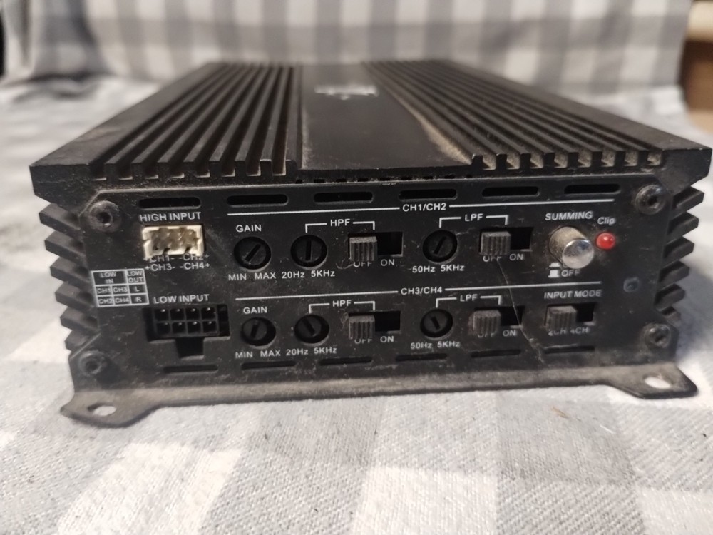 DD Audio D4.90 4 Channel Amplifier
