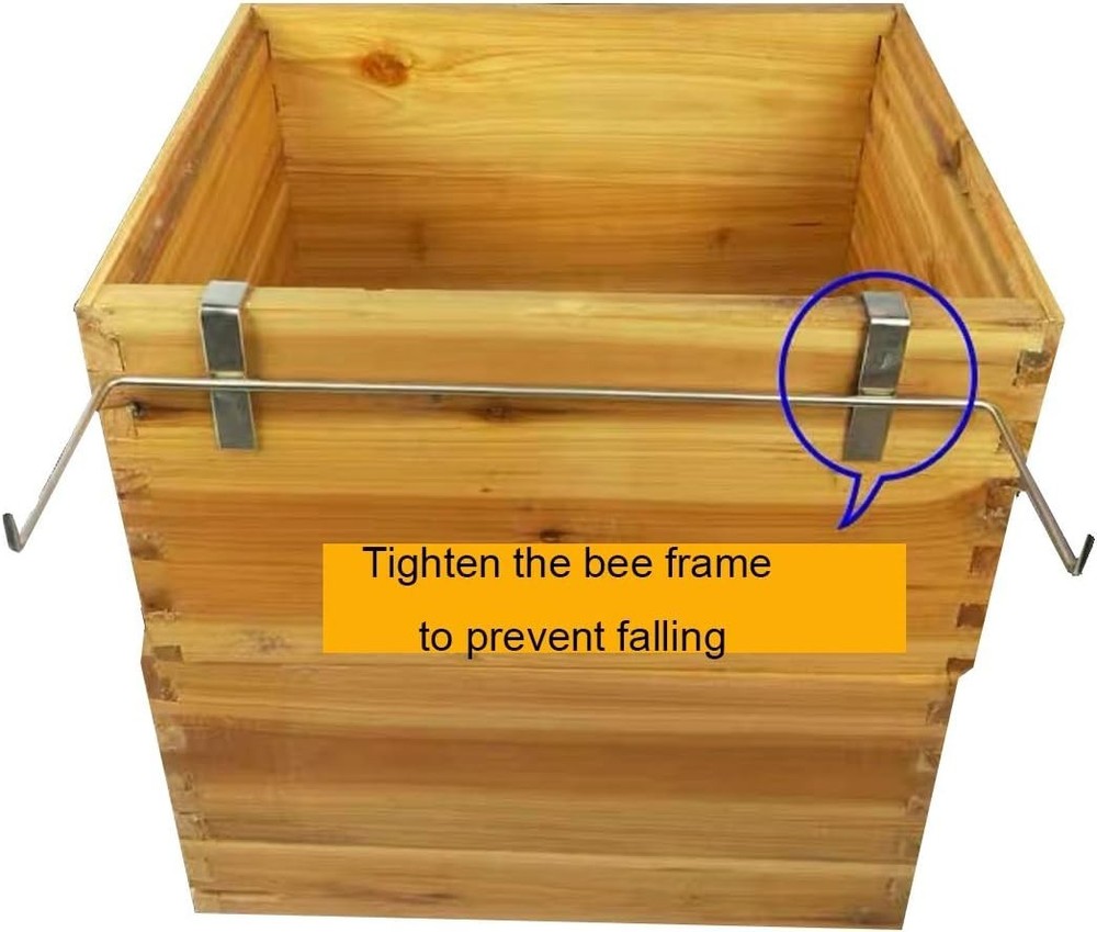 Beekeeping Frame Holder - Durable Steel Tool with Space-Saving Design