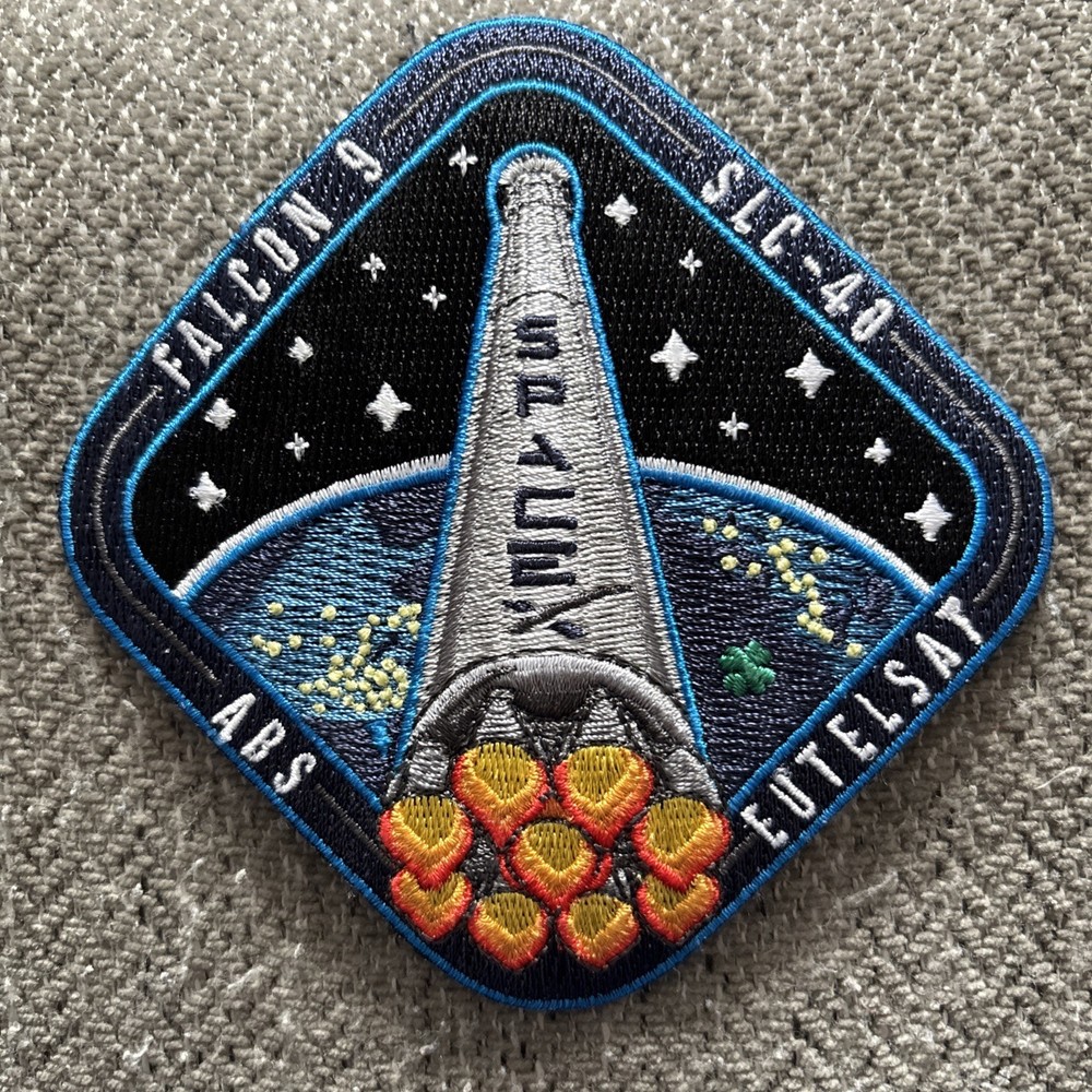 Official SpaceX Mission Patch SLC-40 ABS EUTELSAT