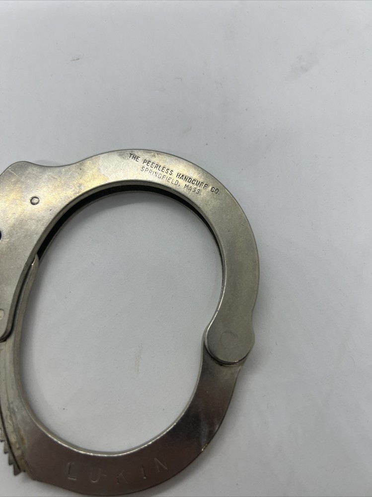 Handcuffes with Key Peerless Handcuff Co Lukin
