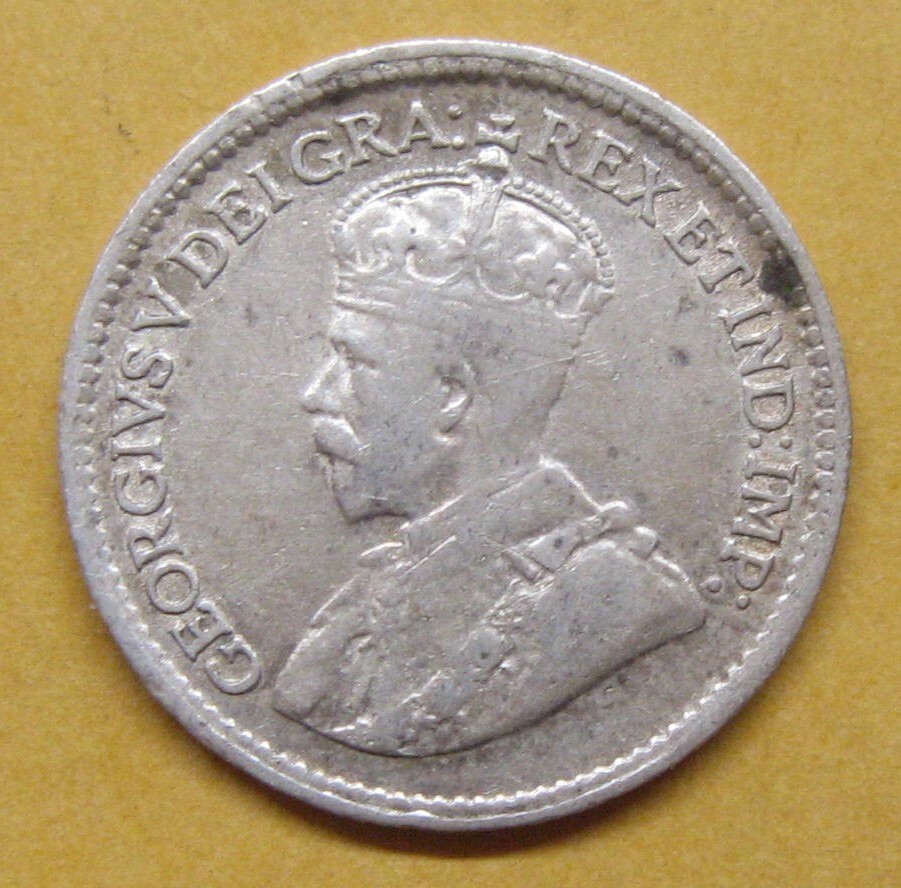1918 Canada 5 Cent Cleaned Take a Look