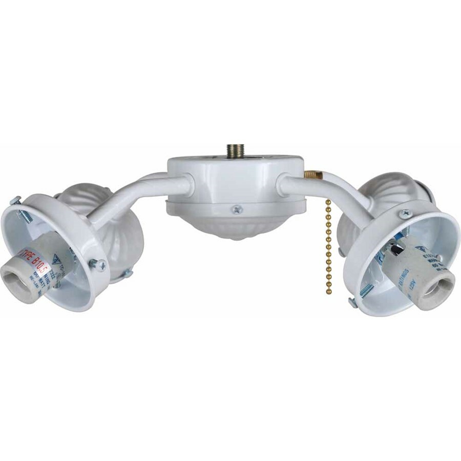 Volume Lighting 4-Light White Ceiling Fan Light Kit, White - V0944-6