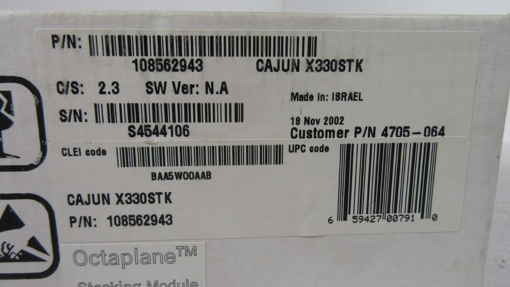 AVAYA X330STK CAJUN 108563032 MODULE