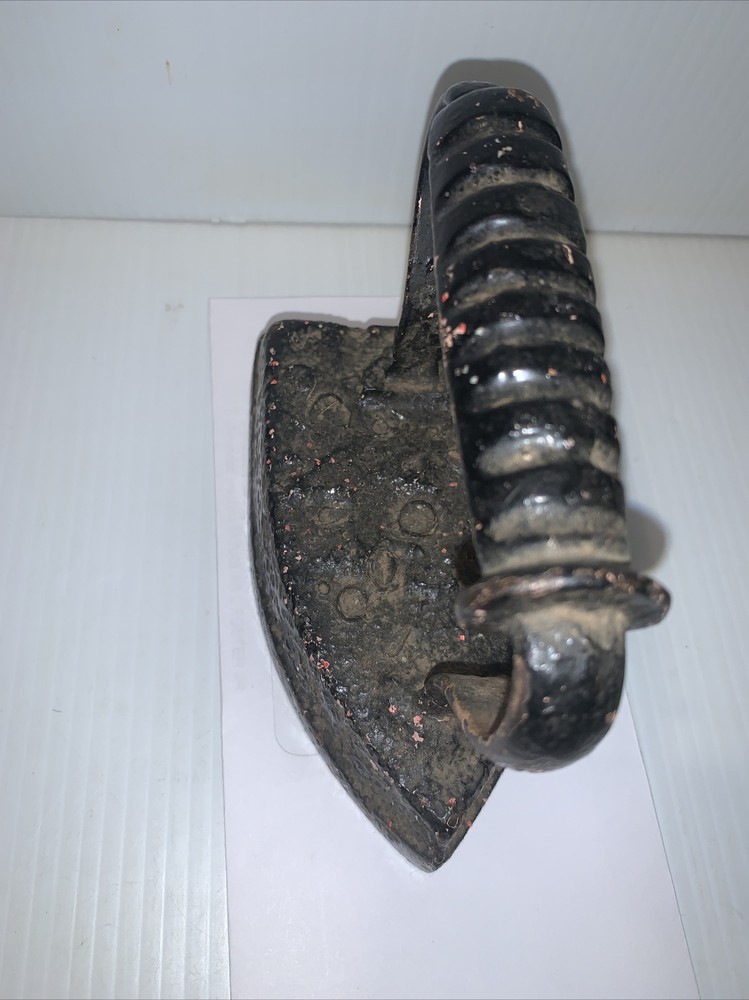 antique cast iron clothes iron
