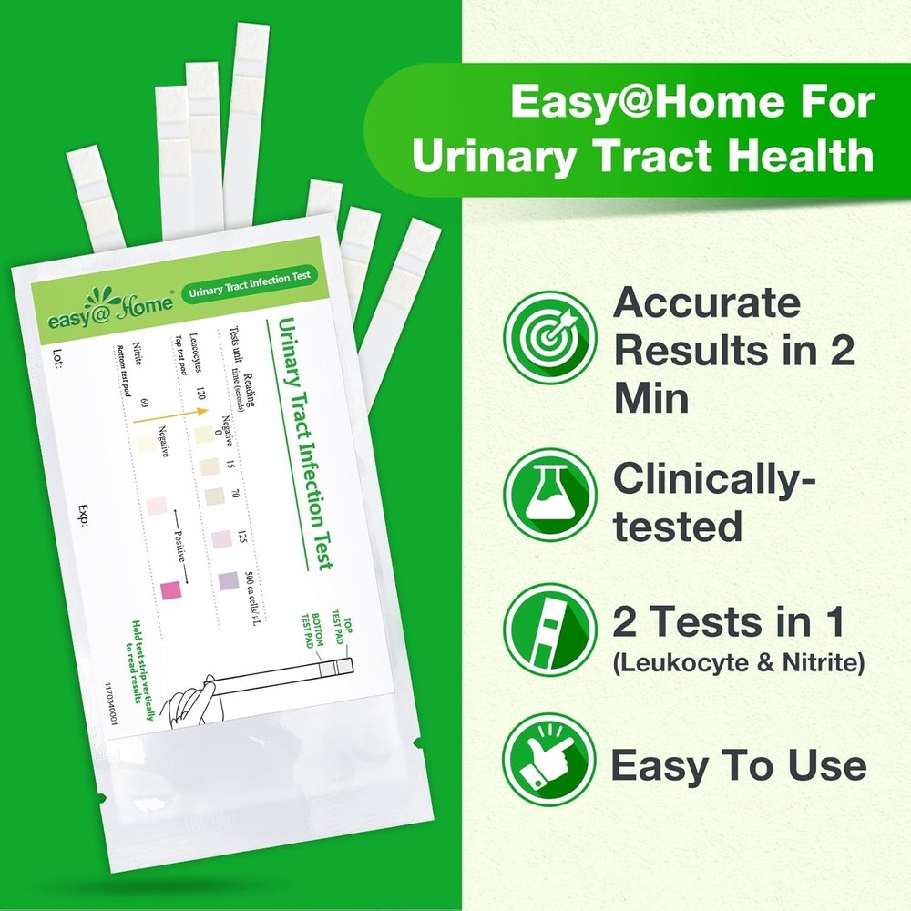 Quick 2-Minute UTI Strips - Accurate and Affordable Urinary Testing