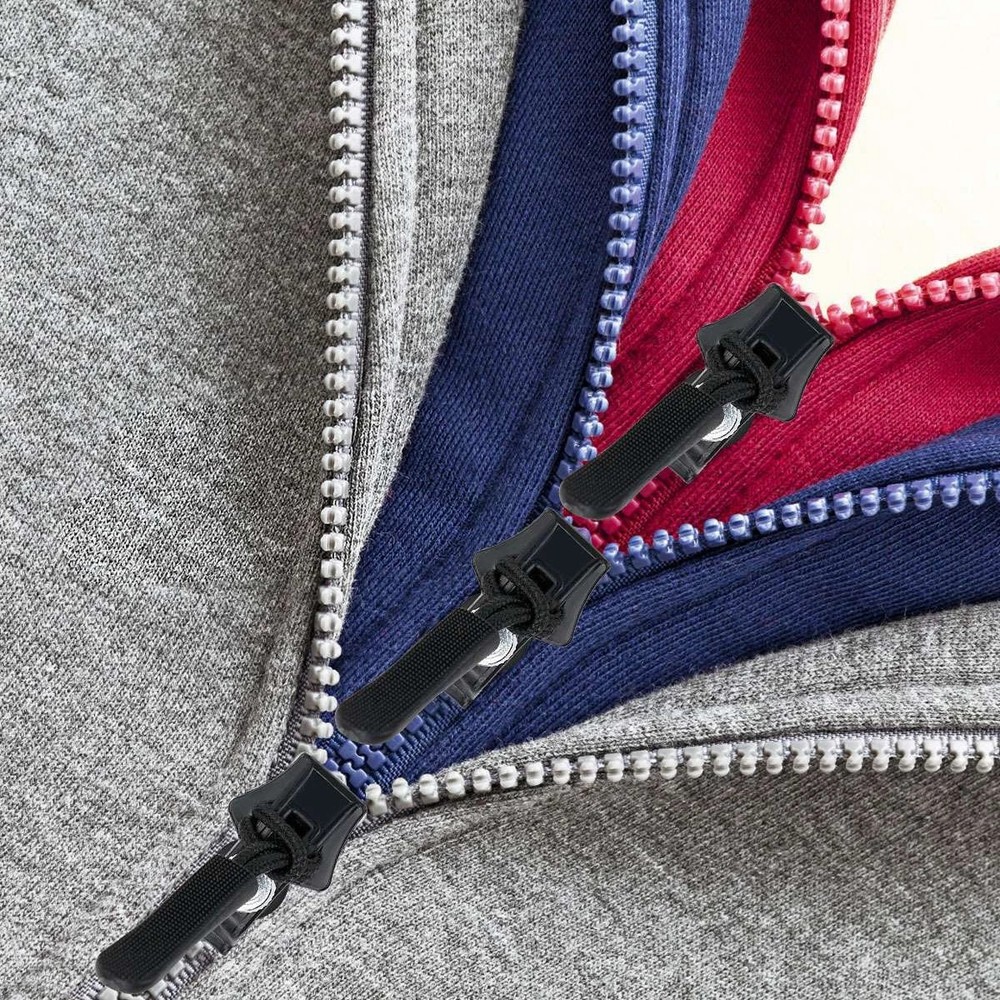6-Pack(2*Large, 2*Medium, 2*Small) Universal Zipper RepairTool Adjustable zipper