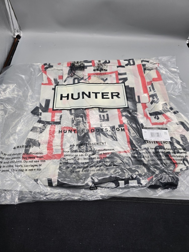 Hunter Original Ripstop Packable Backpack Exploded Logo Free Shipping