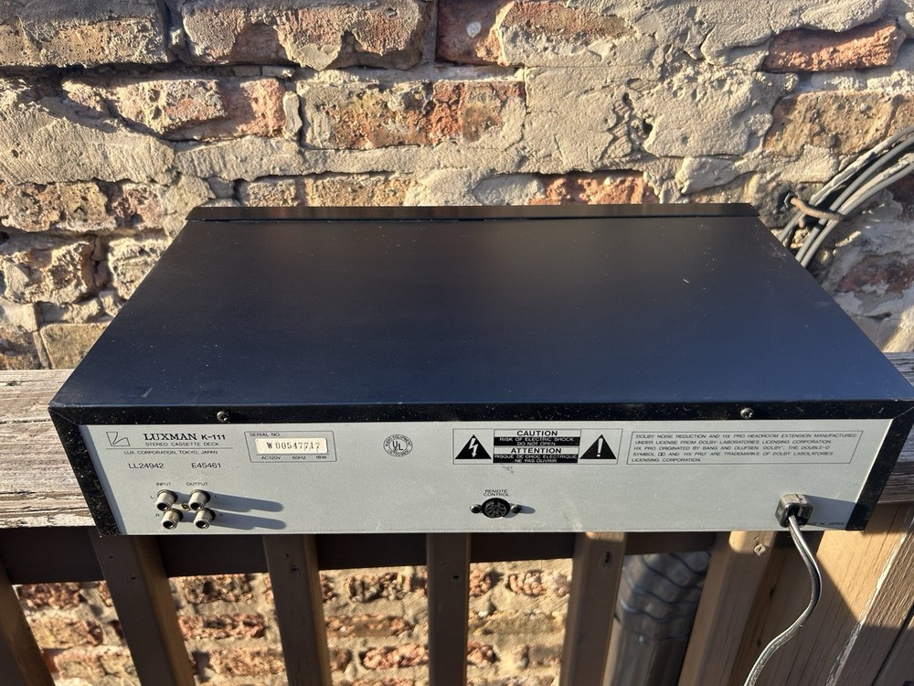 Luxman K 111 Pro Cassette Deck Tested And Working