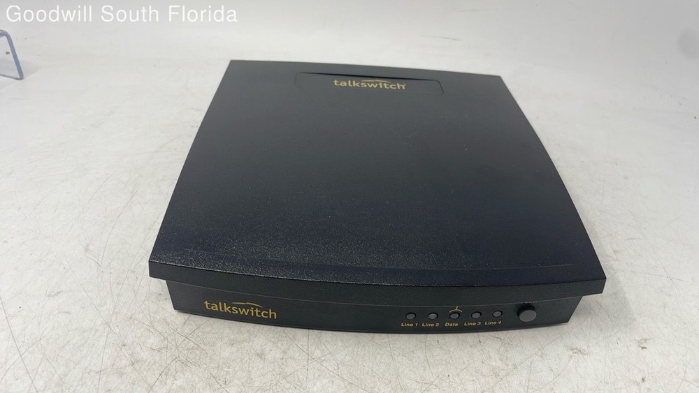 TalkSwitch Model CT-TS001.1 Black Telephone System With Cable Not Tested