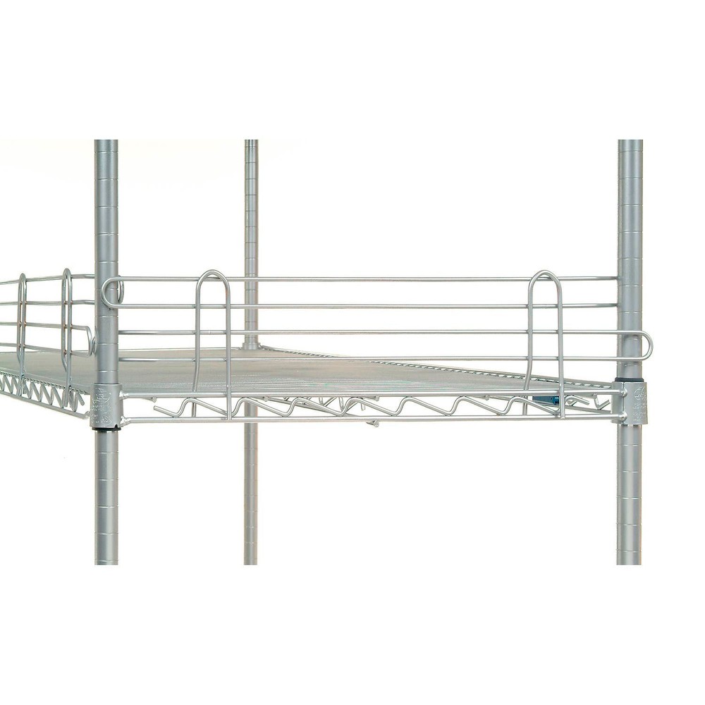 Nexel 188CP77 30"L X 4"H Chrome Ledge for Solid Shelves