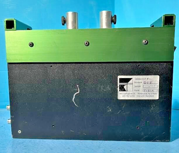 TELESCRIPT FLAT PANEL LCD TELEPROMPTER DV-8 & ENG/EFP CAMERA GLIDE PLATE & RISER