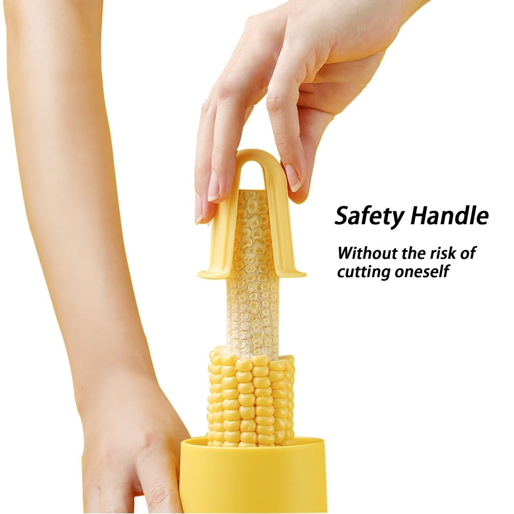 Corn Cob Stripper, Corn Peeler from Corn on the Cob, Quick Corn Kernel Cutter...