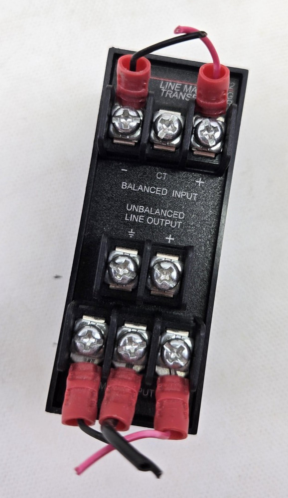 RDL Line Matching Transformer Audio Interface Balanced Input Mic Output Terminal