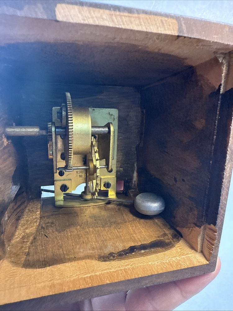 Seth Thomas Metronome De Maelzel Missing Bottom Works as Intended