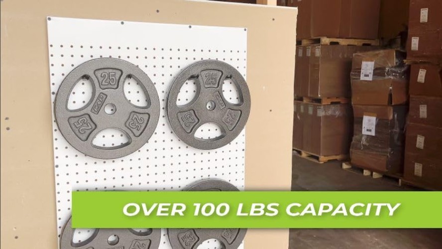 Versatile 100-Pack Pegboard Hooks – Secure Your Tools with Self-Locking Design