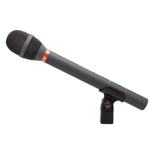 Professional Handheld Interviewing Microphone w/Brass Design - E-Image
