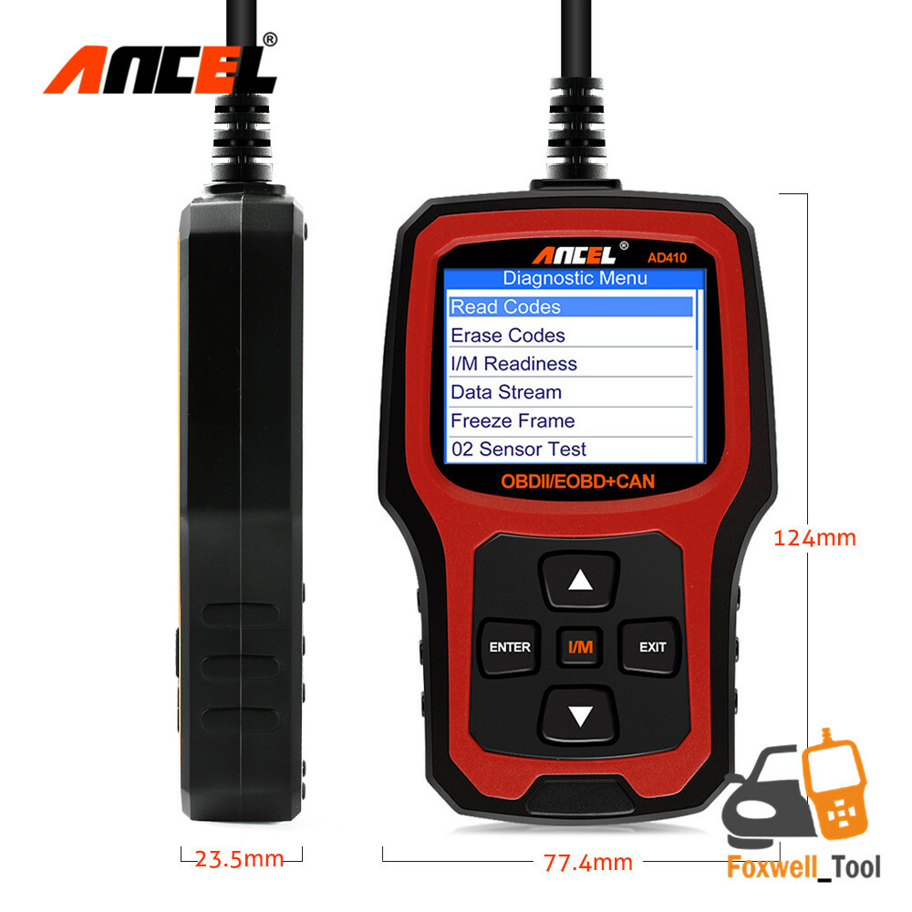 Automotive OBD Code Reader OBD2 Scanner Car Engine Fault Diagnostic AD410 AD310