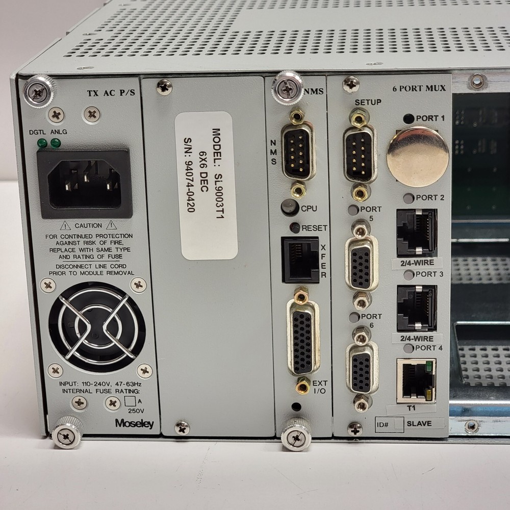 EXCELLENT - Moseley SL9003T1 2-Channel Digital Studio Transmitter Link Unit