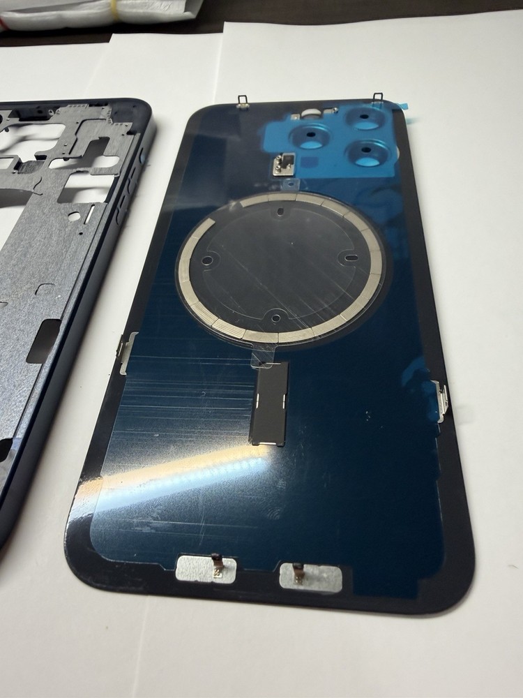 iPhone 15 Pro Max Housing Frame + Back Glass OEM Replacement Color Blue