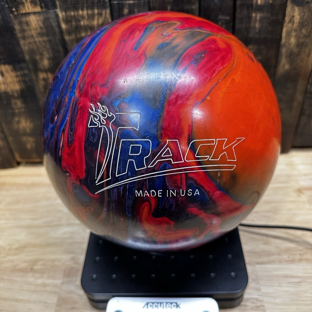 Track 912T Bowling Ball 14.5 lbs Red Solid Reactive Asymmetric Single Drill